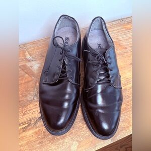 Bates Black Leather Oxfords Men 9.5 D